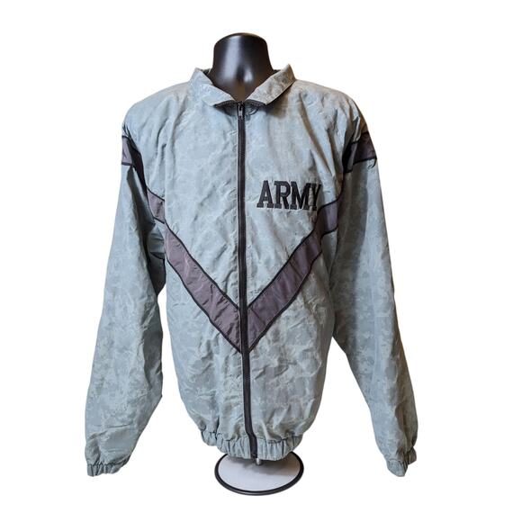 SKILCRAFT Army PFU Jacket Mens XL Long Nylon Windbreaker Military Surplus Refle - Picture 10 of 12